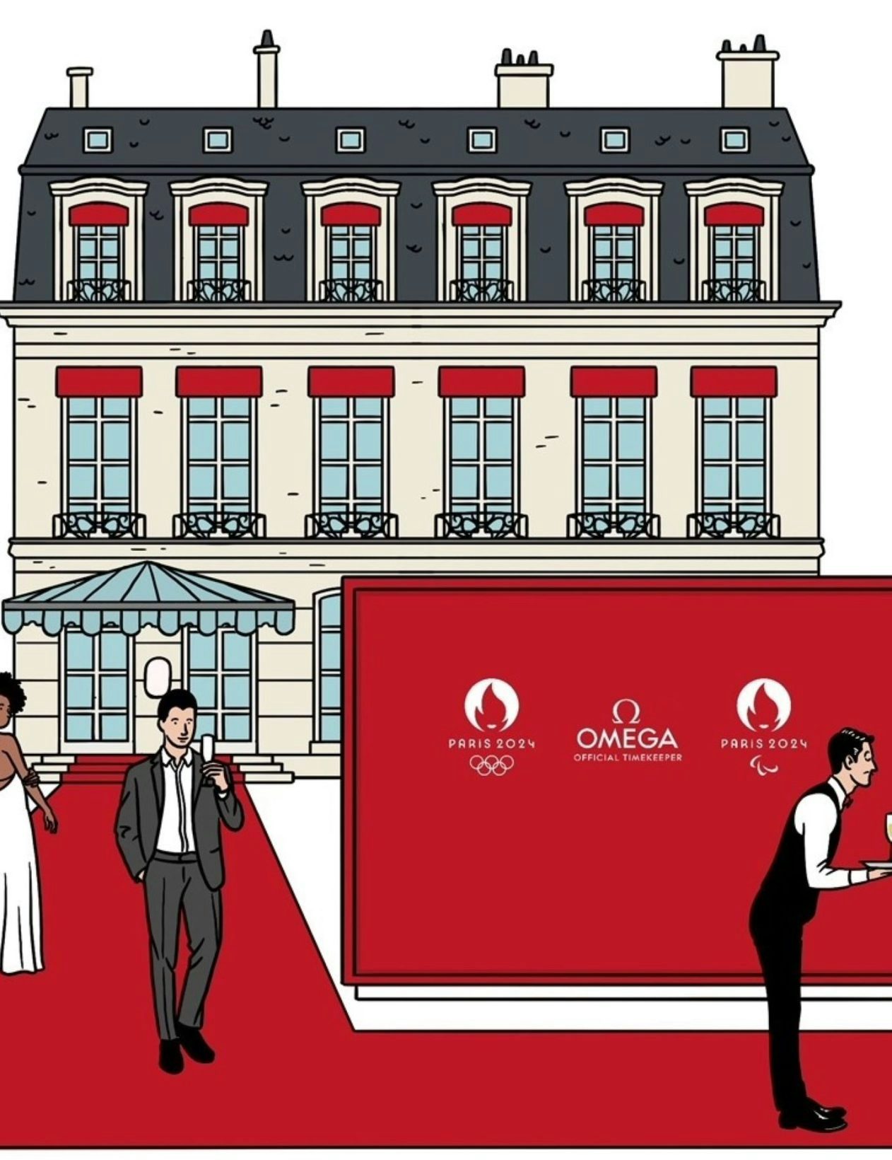 Omega dévoile sa «OMEGA House» à l’occasion de Paris 2024