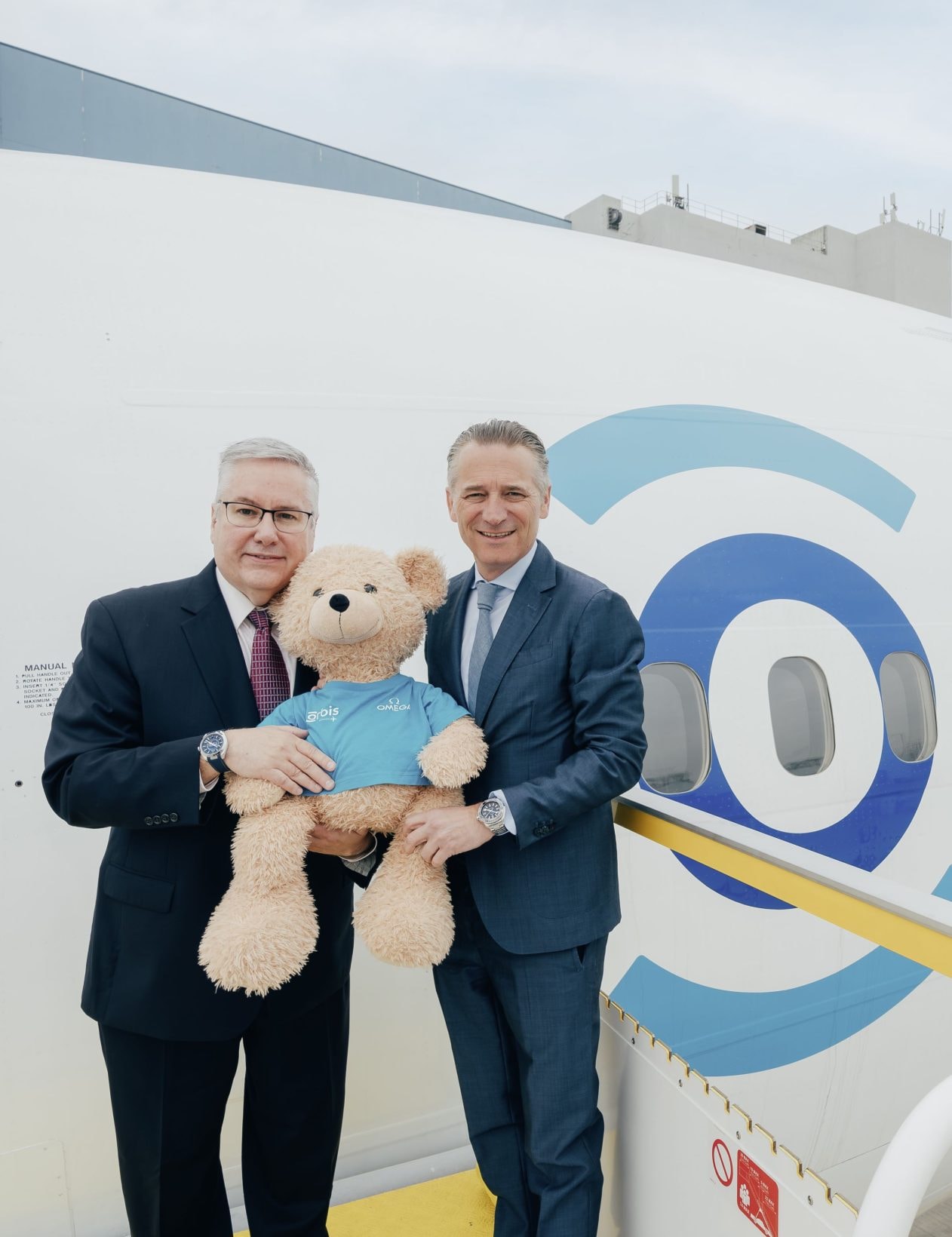 OMEGA’s CEO, Raynald Aeschlimann, donated over half a million Swiss francs to the NGO Orbis