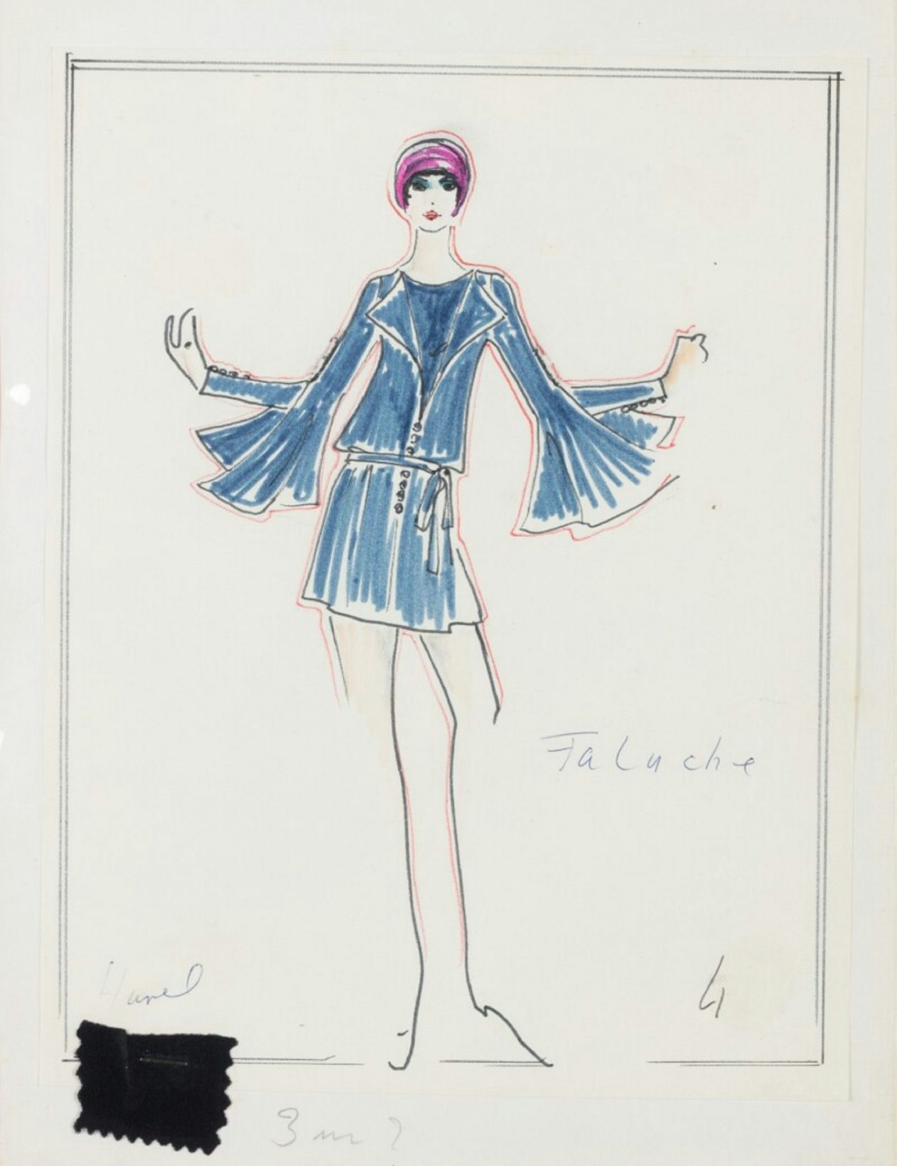 180 drawings by Karl Lagerfeld to be auctioned